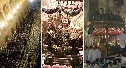 Sant'Agata, riprende la processione dopo il cordone spezzato: la Patrona nel cuore della citt&agrave; prima del rientro in Duomo