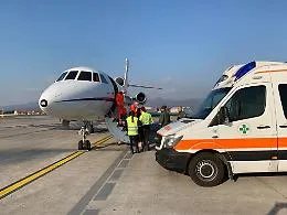 Volo salvavita da Catania a Bergamo per un bambino di 7 anni