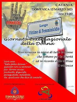Catania: domenica 12 sar&agrave; piantata una mimosa in onore di tutte le donne che lottano per la libert&agrave;