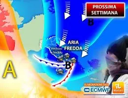 Cambia il tempo, da domenica freddo e pioggia