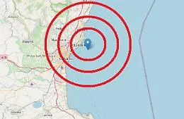 Forte scossa di terremoto nel Catanese: magnitudo 4.4, epicentro ad Aci Castello