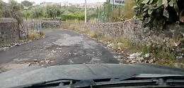 Strade da terzo mondo a Patern&ograve;