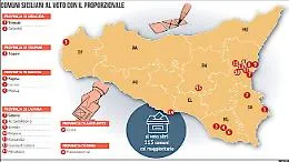 Dall'all-in del centrodestra su Trantino a Catania all'inedita &ldquo;triplice&rdquo; M5s-Pd-De Luca: mappa ragionata del voto in Sicilia