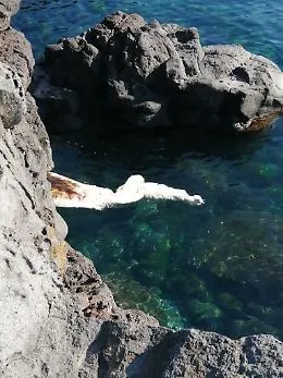 Carcassa in decomposizione al lungomare di Catania