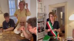 Il video del matrimonio di Michela Murgia con Lorenzo Terenzi: &laquo;Il rito che avremmo voluto ancora non esiste&raquo;