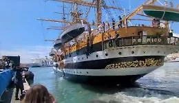 L'Amerigo Vespucci parte per il giro del mondo