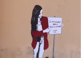 Uccisa dall'ex, un murale a Marsala per Marisa Leo
