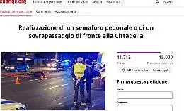 La morte di Chiara, su Change.Org&nbsp;petizione per realizzare semaforo pedonale ha gi&agrave; raggiunto 11mila adesioni