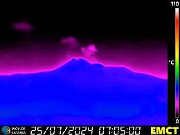 Etna, l'Ingv registra ancora attivit&agrave; stromboliana dal cratere Voragine