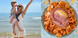 Clizia Incorvaia, fuga nella sua Sicilia tra piedi in acqua e polpettone della mamma