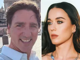 Sembra amore tra Katy Perry e Justin Trudeau: abbracci e baci sullo yacht