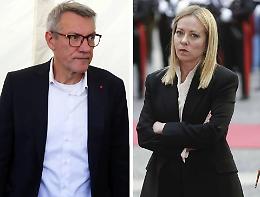 Meloni &laquo;cortigiana&raquo;: scoppia lo scontro fra la premier e Landini (che per&ograve; subito precisa)