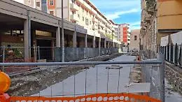 Cantiere Fce di via Reclusorio del Lume: entro Natale la fine dei lavori