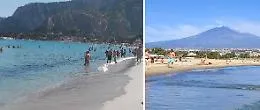 Con 30&deg;C in Sicilia &egrave; ancora estate: spiagge piene dalla Plaia di Catania a Mondello