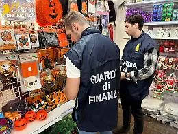 La Guardia di Finanza ha sequestrato in provincia di Ragusa 5.500 prodotti in vista della festivit&agrave; di Halloween