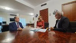 Schifani per due ore in visita all'assessorato decuffarizzato. &laquo;Un confronto operativo sui principali dossier&raquo;