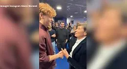 Sinner a Morandi: &laquo;Mi hai portato fortuna&raquo;. E lui: &laquo;In Italia ci sono le Ferrari, Armani e tu&raquo;