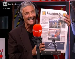 Fiorello ringrazia La Sicilia: &laquo;Siamo in prima pagina!&raquo;
