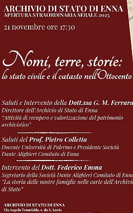 Tracce d'Ottocento: nomi, terre e storie dallo stato civile al catasto