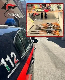 Scordia, sequestrati oltre 13 kg di polvere da sparo e 2.089 munizioni: denunciato un 57enne