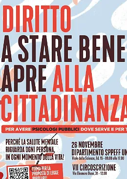 A Palermo la campagna "Diritto a Stare Bene": eventi, confronto e raccolta firme il 26 novembre