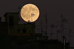 Tutti col naso all'ins&ugrave;: c'&egrave; la super Luna gigante la notte del 4 dicembre
