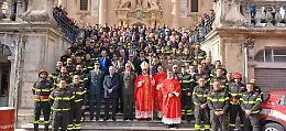 Ragusa,  i vigili del fuoco celebrano Santa Barbara