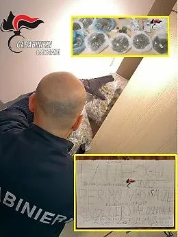 L'avviso "pane oggi no" non inganna i carabinieri e il pusher finisce in manette 