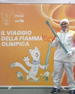 Montemaggiore Belsito brilla con Alessandro Di Francesca, tedoforo della Fiamma Olimpica