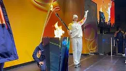 La Fiamma Olimpica nella Capitale italiana della Cultura