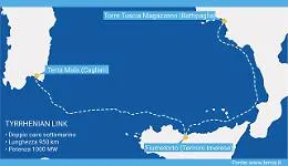 Terna completa la posa del primo cavo sottomarino del Tyrrhenian Link, il collegamento da record tra Sicilia e Sardegna