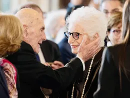Liliana Segre al Quirinale:  &laquo;Si pu&ograve; parlare di Gaza, ma non usarla contro il Giorno della Memoria&raquo;