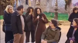 Piazza Magione, anche Teresa Mannino alla riunione sul campetto da gioco: &laquo;Non capisco chi bader&agrave; alla struttura, in pratica&raquo;