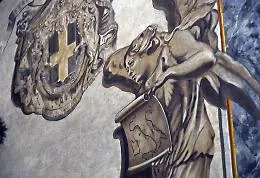 Angelo con il volto di Meloni, il restauro delle polemiche con la premier che gli dedica un post