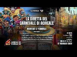 Carnevale di Acireale, guarda la sfilata dei carri con LaSiciliaTv