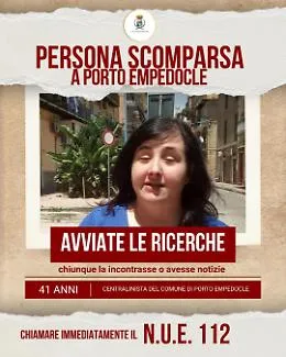 Porto Empedocle in ansia per Rossana: cellulare spento e ricerche nel Saccense. Il caso a "Scomparsi"