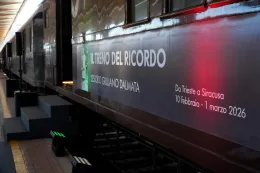 A Palermo il "Treno del ricordo" contro le foibe: "Per non dimenticare"