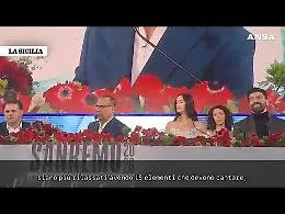 Sanremo, Carlo Conti in conferenza stampa: &laquo;Lo share &egrave; cresciuto? Continuiamo a pedalare&raquo;
