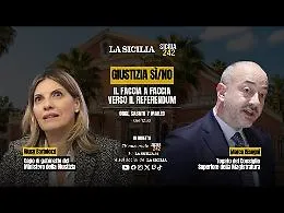 Giustizia, "S&igrave;" e "No": il faccia a faccia verso il referendum. La diretta