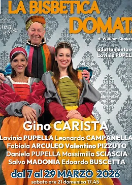 La bisbetica domata al Teatro Sant'Eugenio: risate taglienti e ruoli ribaltati