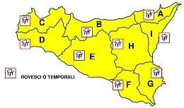 A Palermo domenica di maltempo: pioggia e allerta gialla