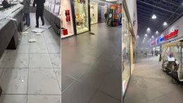 Rapina choc al centro commerciale, assaltano gioielleria in mezzo ai clienti a colpi di mazze