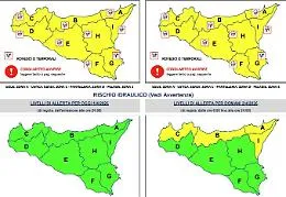 Maltempo: allerta gialla in Sicilia 