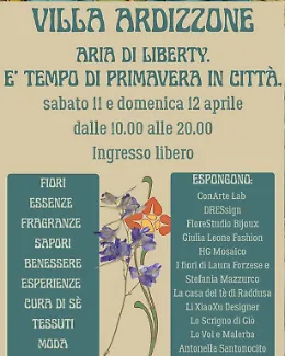 Aria di Liberty: primavera a Villa Ardizzone tra arte, sapori e letture