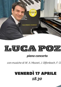 Una serata con Luca Pozzi: Mozart, Chopin e Offenbach al Tempio Valdese