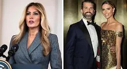Melania Trump non va al sontuoso fidanzamento di Donald Jr. e Bettina Anderson 