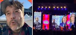 Il filo nero da Mussolini a Meloni nell'intervento di Montanari: bufera al concertone di Taranto