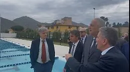 Conca d'Oro, taglio del nastro per la piscina