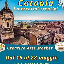 Mercatini creativi in via Minoriti a Catania: artigianato, creativit&agrave; e shopping dal 15 al 28 maggio