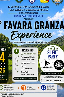 1&ordf; Favara Granza Experience: giornata di trekking, natura e silent party nella riserva